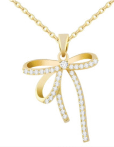 Bow Pendant Necklace